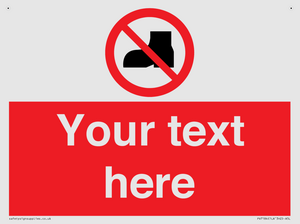 Custom No outdoor footwear